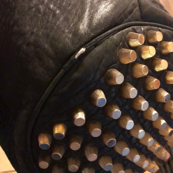 ✨Alexander Wang✨ Diego Bucket Black Purse Studs - Picture 5 of 8